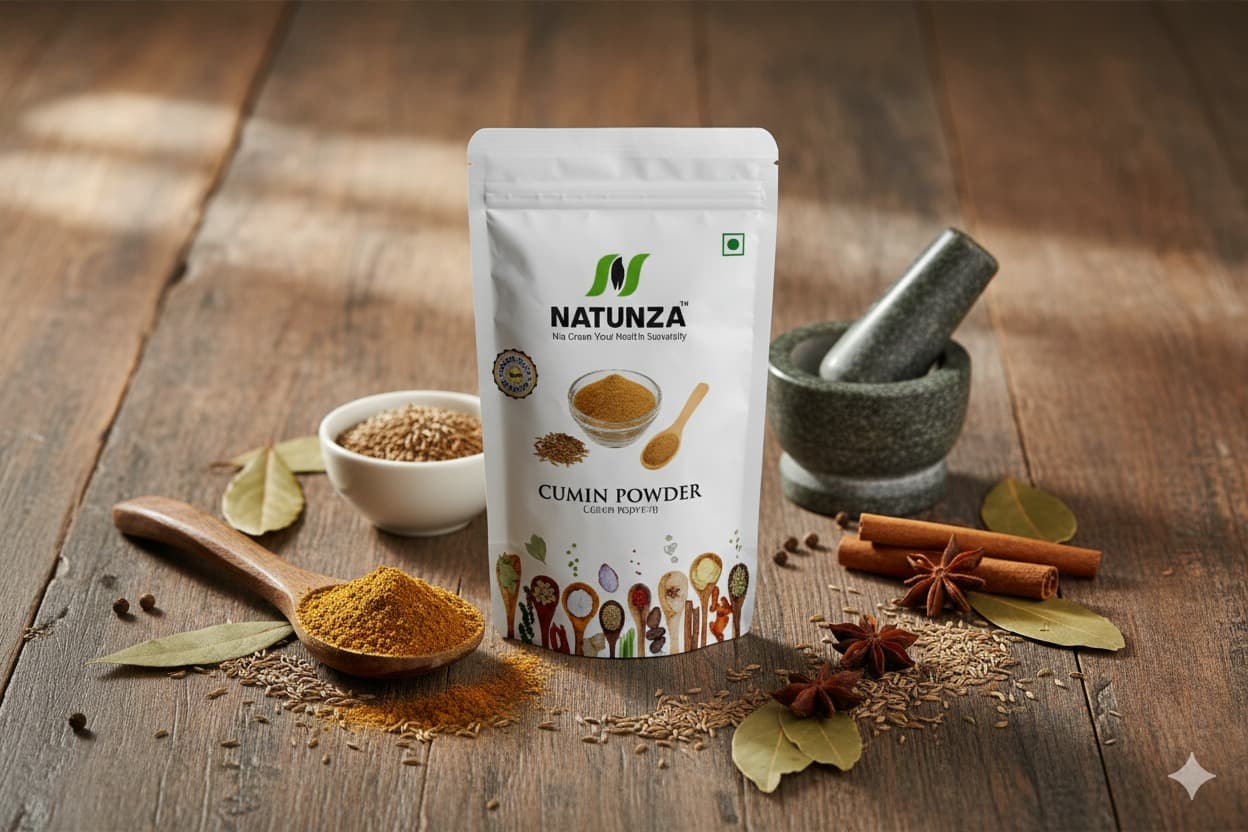 🌾 Cumin Powder – The Soul of Indian Flavor by Natunza